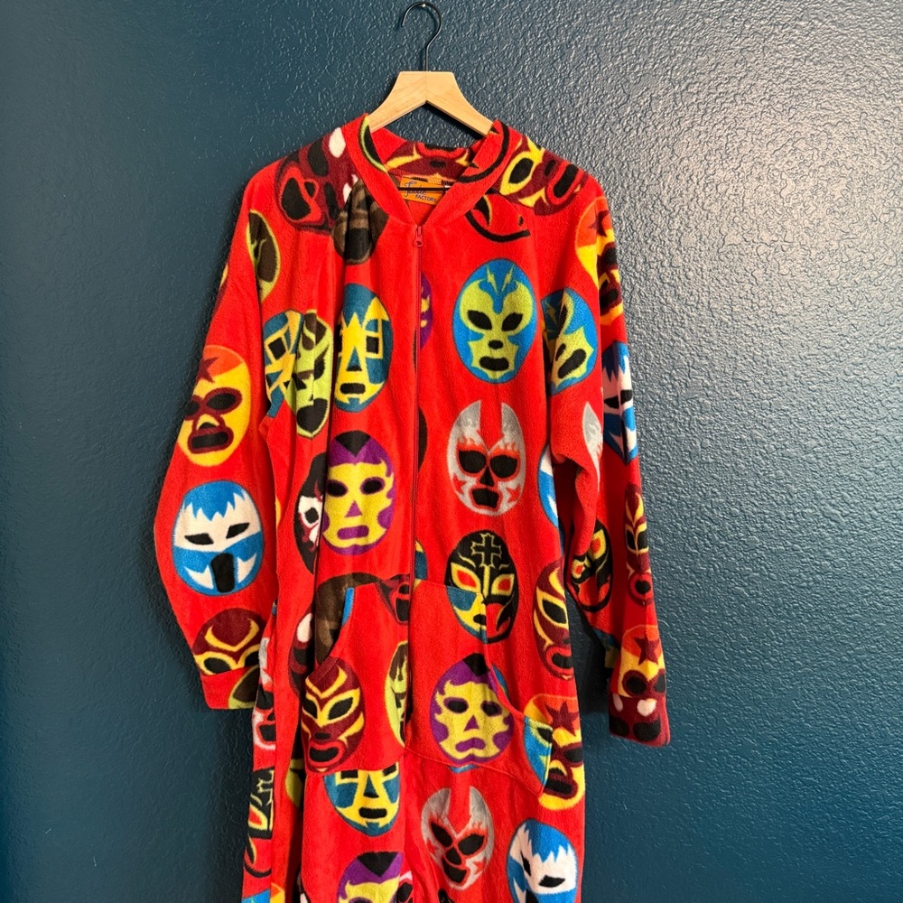 Men’s Luchador Mask Onesie